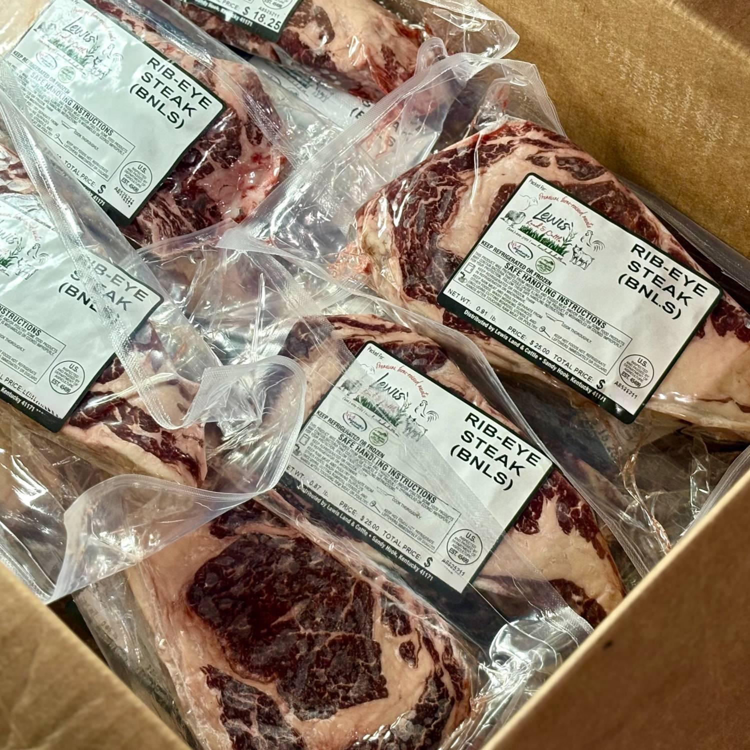 Raised Grain Example 1/8 beef (Pasture Raised/Grain Finished)